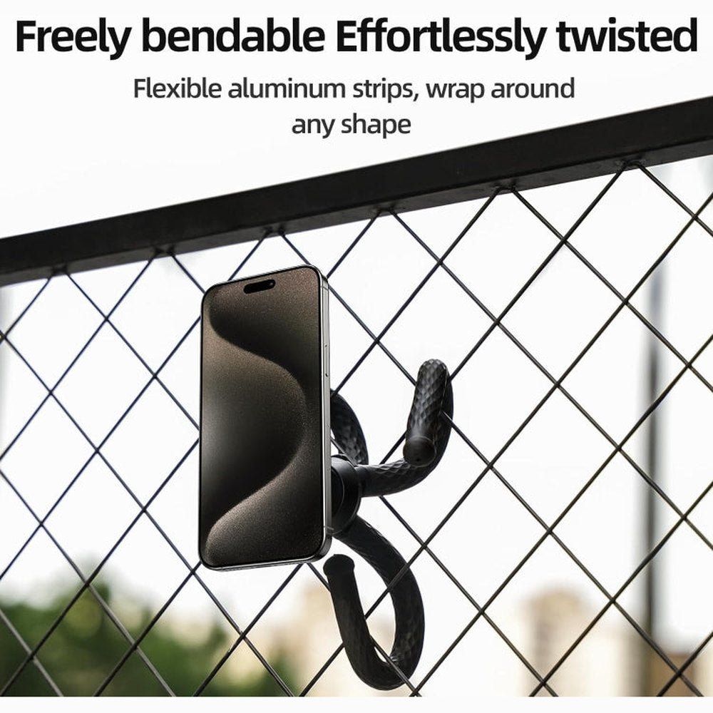 TELESIN P3 - FM - 02 Flexible Magnetic Suction Mobile Phone Tripod Magsafe Octopus Desktop Fixed Bracket - laboratorydeal