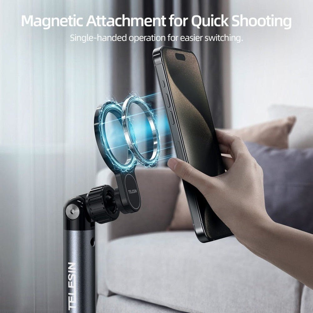 TELESIN P3 - FS - 01 Phone Video Live Streaming Magsafe Magnetic Mount, P3 - FS - 01 - laboratorydeal