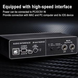 TEYUN Q - 22 USB Computer Free Srive Microphone External Sound Card - laboratorydeal