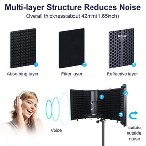 TEYUN S5 Microphone Soundproof Cover Windproof and Sound - absorbing Accessories, S5 - laboratorydeal