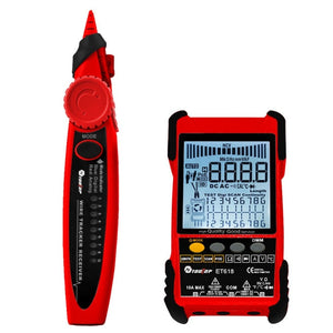 TOOLTOP 600m/1968ft Network Cable Length 2 in 1 Network Cable Finder Multimeter, ET618PRO