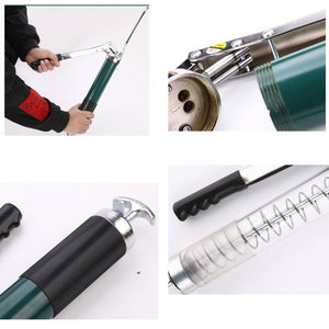 TUOSEN Hardware Tool Pressure Rod Type Greaser Oiling Tool High Pressure Manual Greaser, Single Shot, Double Pole - laboratorydeal