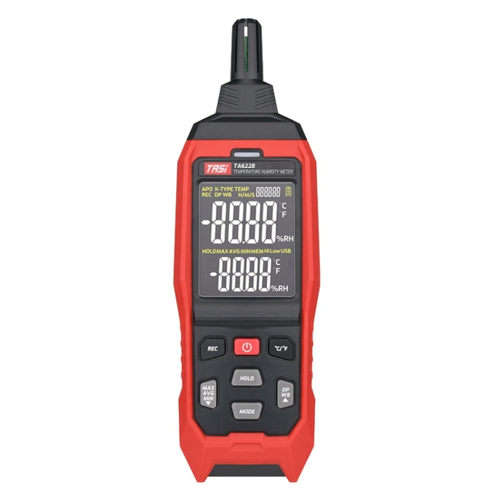 Temperature Humidity Meter Digital Dew Point Thermometer, TASI TA622A, TASI TA622B USB Computer Connection