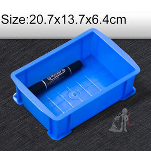 Thick Multi-function Material Box Brand New Flat Plastic Parts Box Tool Box, Size: 20.7cm x 13.7cm x 6.4cm, 20.7cm x 13.7cm x 6.4cm