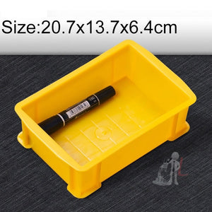 Thick Multi-function Material Box Brand New Flat Plastic Parts Box Tool Box, Size: 20.7cm x 13.7cm x 6.4cm, 20.7cm x 13.7cm x 6.4cm
