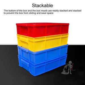 Thick Multi-function Material Box Brand New Flat Plastic Parts Box Tool Box, Size: 20.7cm x 13.7cm x 6.4cm, 20.7cm x 13.7cm x 6.4cm