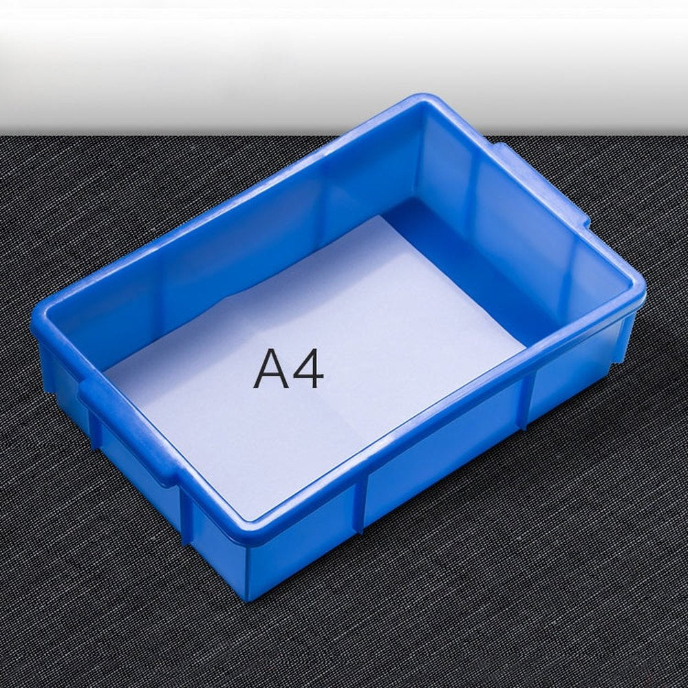 Thick Multi-function Material Box Brand New Flat Plastic Parts Box Tool Box, Size: 38.3cm x 24.2cm x 9.8cm, 38.3cm x 24.2cm x 9.8cm