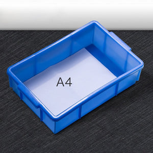 Thick Multi-function Material Box Brand New Flat Plastic Parts Box Tool Box, Size: 38.3cm x 24.2cm x 9.8cm, 38.3cm x 24.2cm x 9.8cm