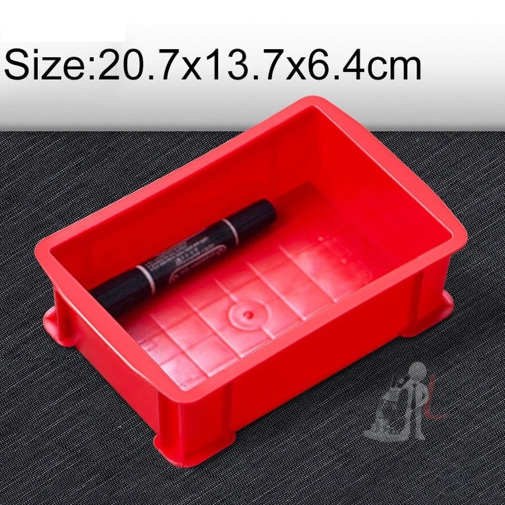 Thick Multi-function Material Box Brand New Flat Plastic Parts Box Tool Box, Size: 20.7cm x 13.7cm x 6.4cm, 20.7cm x 13.7cm x 6.4cm