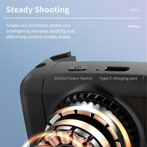 TokQi Q18 Desktop Wireless Remote Control Handheld Gimbal Stabilizer Fill Light Selfie Stick Tripod - laboratorydeal