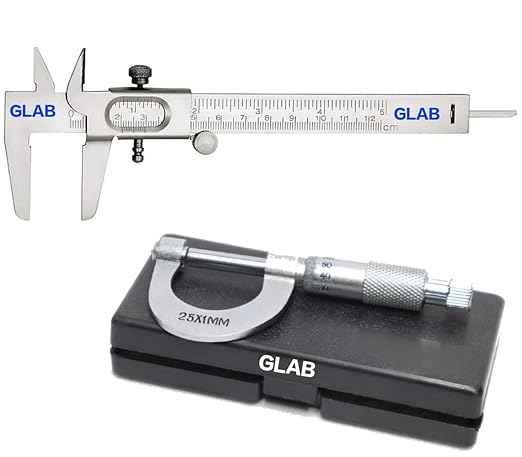 Vernier Caliper 5 Inches & 25mm Micrometer Screw Gauge