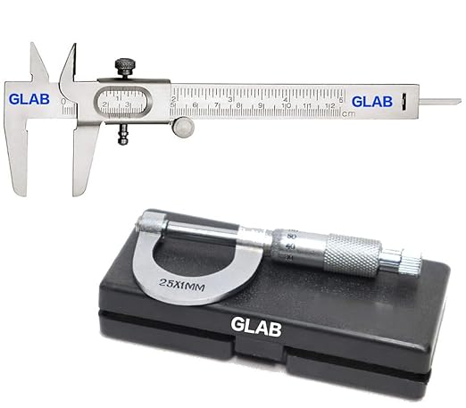 Vernier Caliper 5 Inches & 25mm Micrometer Screw Gauge