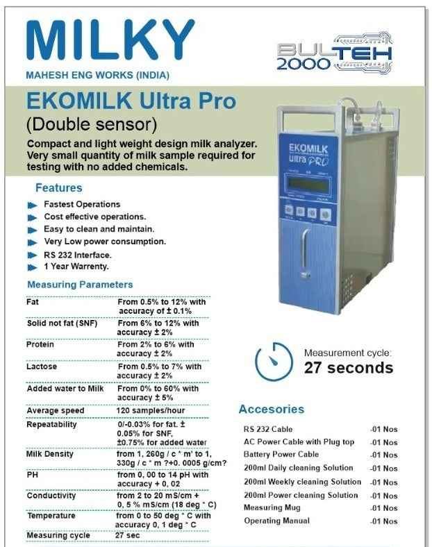 Ekomilk Ultra Pro (Double Sensor), 100% Original Ekomilk Ultra Pro