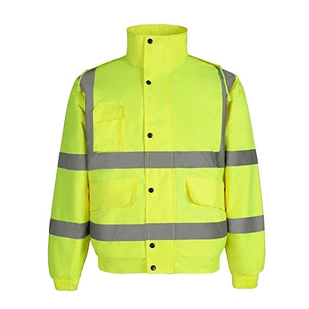 Winter Warm Waterproof Short Multi - pocket Reflective Cotton Jacket, S, M, L, XL, XXL - laboratorydeal