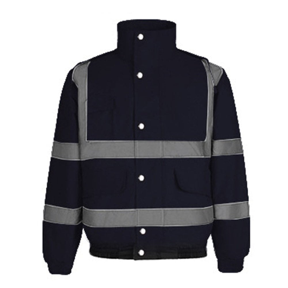 Winter Warm Waterproof Short Multi - pocket Reflective Cotton Jacket, S, M, L, XL, XXL - laboratorydeal