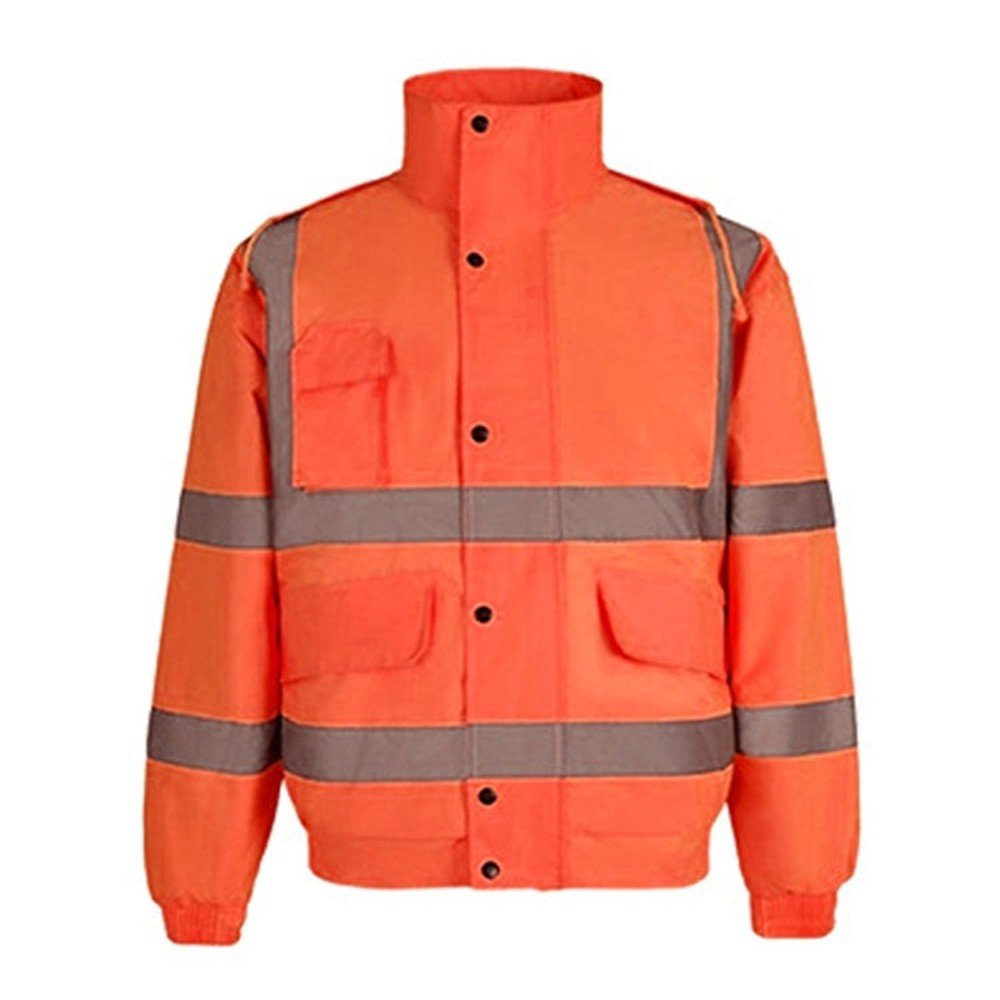 Winter Warm Waterproof Short Multi - pocket Reflective Cotton Jacket, S, M, L, XL, XXL - laboratorydeal