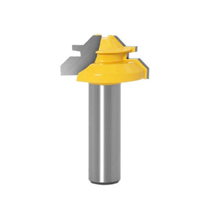 Woodworking Engraving Machine Milling Cutter 45 Degree Jointing Knife, 1/2x1 - 3/8mm, 1/2x2mm, 1/2x2 - 3/4mm, 12x1 - 3/8mm, 12x2mm, 12x2 - 3/4mm, 1/2mm Handle 3PCS/Set, 12mm Handle 3PCS/Set - laboratorydeal