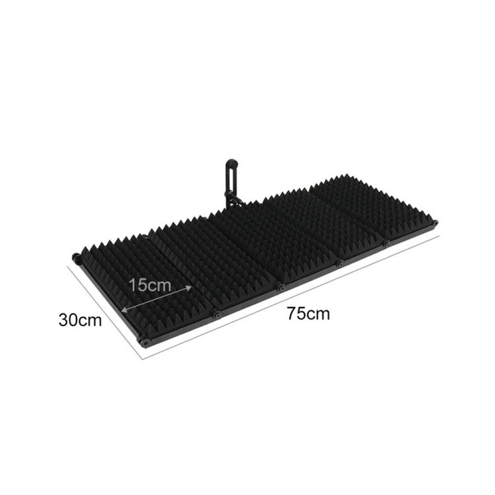 XTUGA P75 Foldable Recording Microphone Isolation Shield, P75 - laboratorydeal