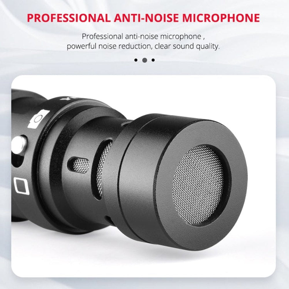 YELANGU MIC11 SLR Camera Mobile Phone Two - way Recording Microphone, MIC11 - laboratorydeal