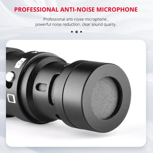 YELANGU MIC11 SLR Camera Mobile Phone Two - way Recording Microphone, MIC11 - laboratorydeal