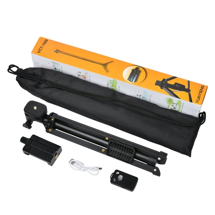 YUNTENG Selfie Stick Tripod Bluetooth Remote Control Camera Stand, 1688 Black, 1688 Pink), 1388 Black - laboratorydeal