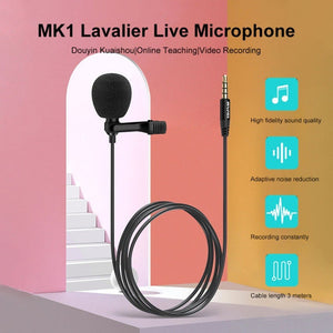 awei MK1 Lavalier Microphone - laboratorydeal