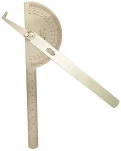 GONIOMETER 180 DEGREE STAINLESS STEEL + KEY RING