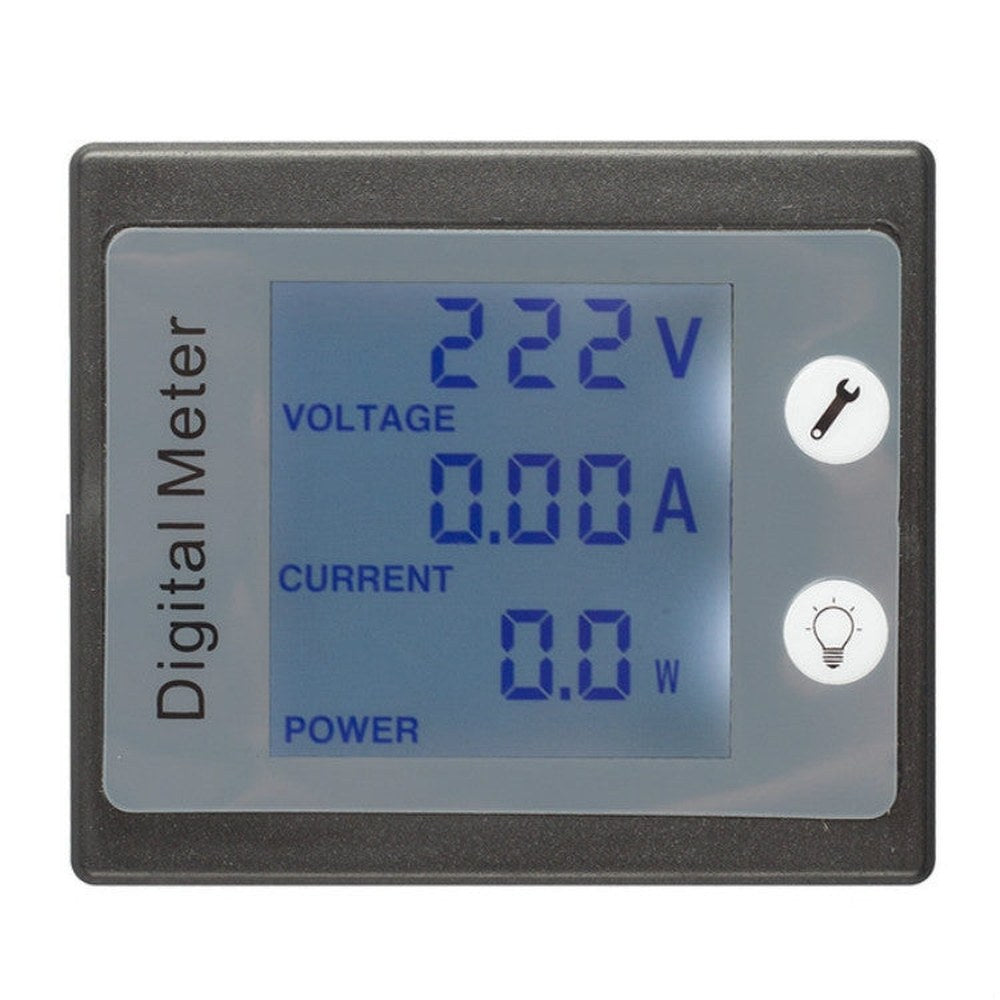 peacefair PZEM-011 AC Digital Display Multi-function Voltage and Current Meter Electrician Instrument, Host + Closed CT, Host + Opening CT