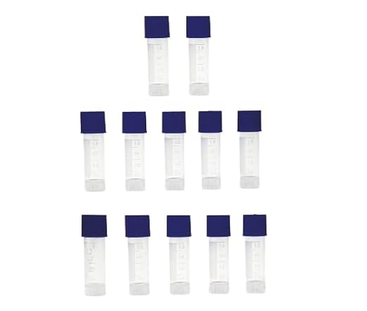 Cryo Vial, with Screw Cap, Clear 1.8 ml Non-Sterile Self-Standing Pack of 10