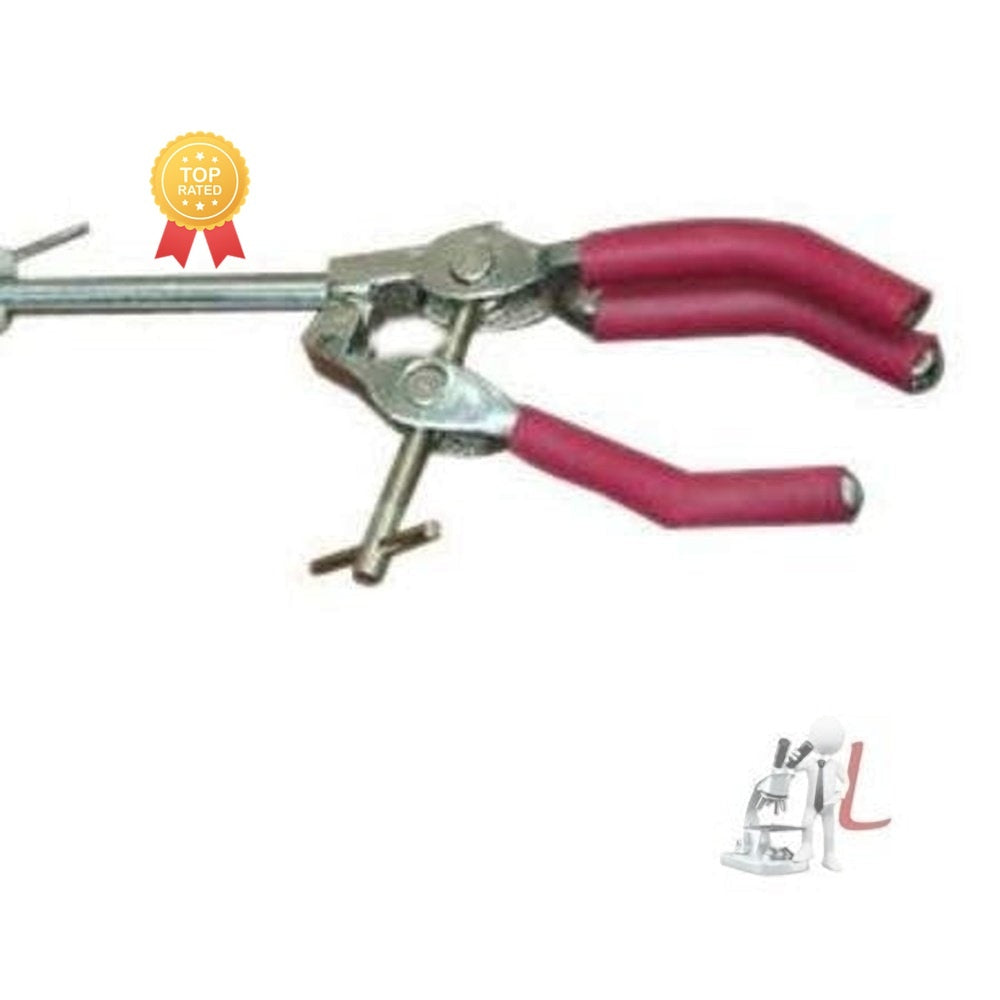 3 FINGER CLAMP BRASS PACK OF 2 - Laboratorydeal