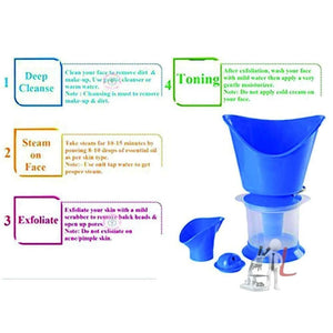 3 In 1 Steam Vaporizer, steamer cold cough, steam inhaler, Nose Steamer, Cough Steamer, Nozzle Inhaler & Nose vaporizer machine for cold and cough (6 Month Warranty) - Laboratorydeal