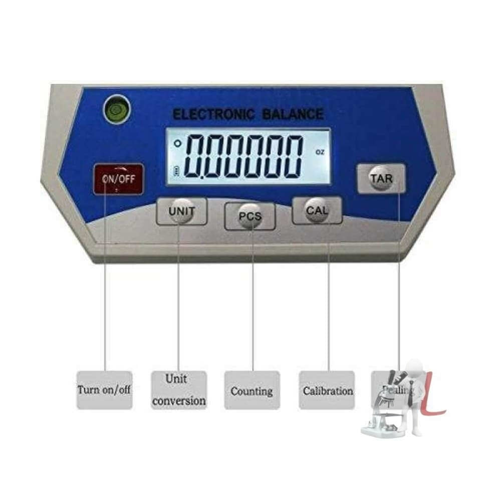 300x0.001g 1mg digital analytical balance precision scale for laboratories supplier in indore - Laboratorydeal