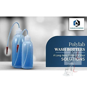 500ml Wash Bottle , White - Pack of 6. - Laboratorydeal
