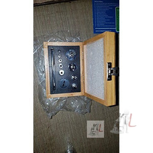 Analytical Weight Set Nickel Plated Brass 1mg-100gm In Wooden Box - Laboratorydeal