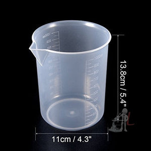Beaker 1000ml Pack of 6 Polypropylene - Laboratorydeal
