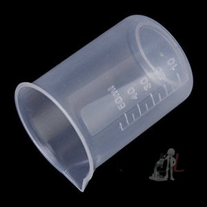 Beaker 50ml Plastic (Graduated Premium Polypropylene) - Laboratorydeal