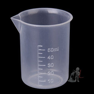 Beaker 50ml Plastic (Graduated Premium Polypropylene) - Laboratorydeal