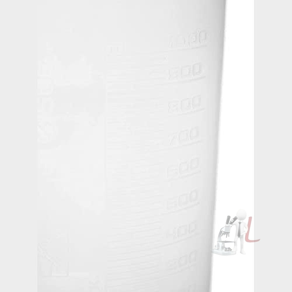 Beaker 1000ml Pack of 6 Polypropylene - Laboratorydeal