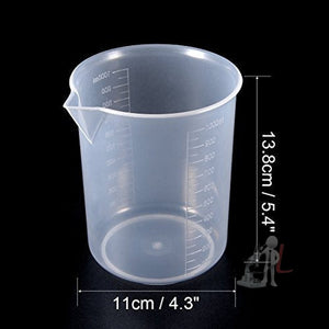 Beaker 1000ml Pack of 6 Polypropylene - Laboratorydeal