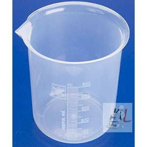 Beaker 500ml Pack of 12 Polypropylene - Laboratorydeal