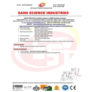 Bernoulli’s theorem apparatus - Laboratorydeal