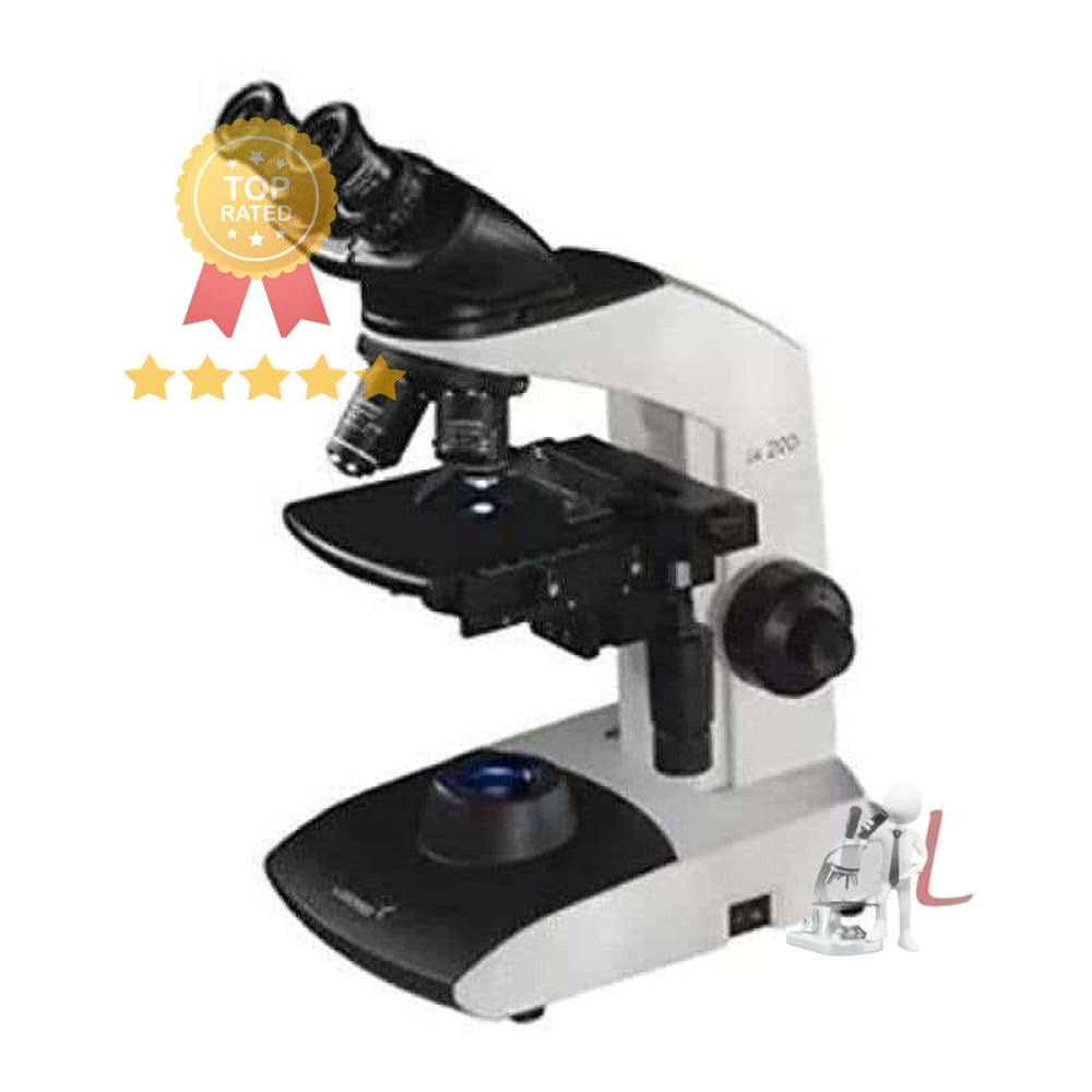 Binocular Microscope (Magnification : 40x-400x) - White - Laboratorydeal
