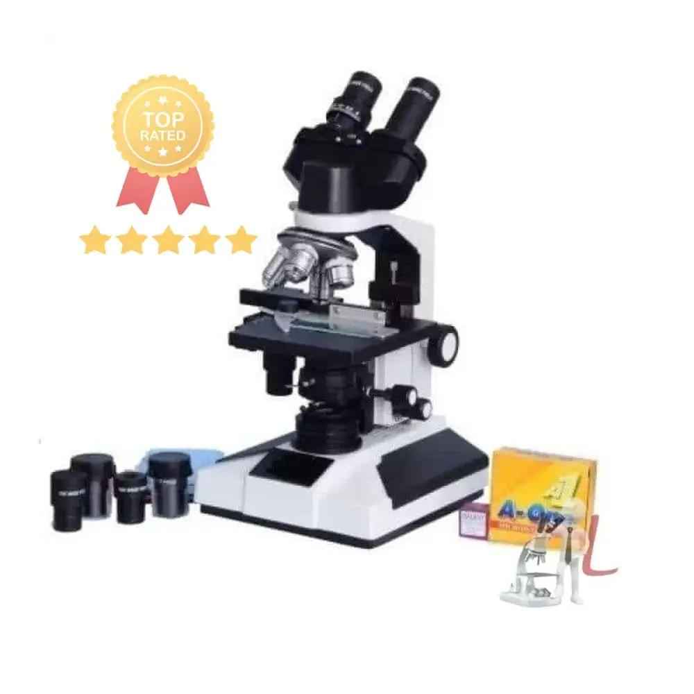Binocular Microscope with WF10X Pair and Cover - Laboratorydeal
