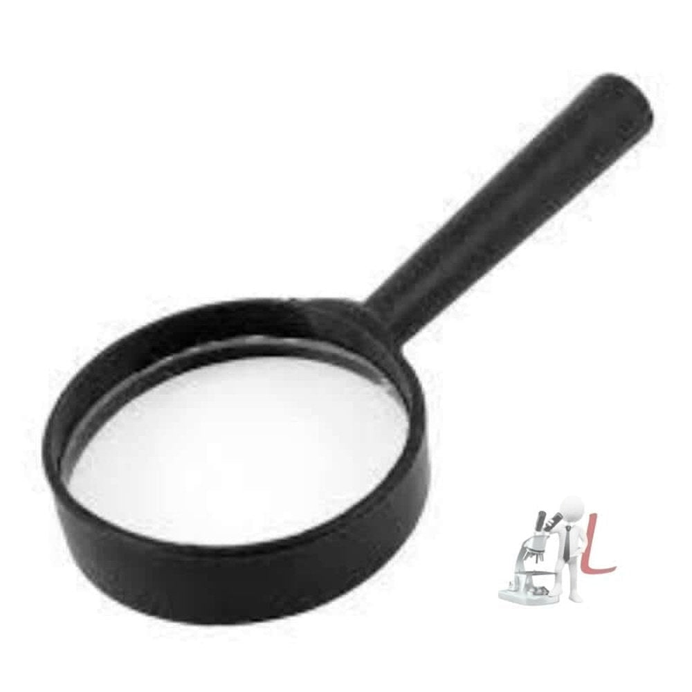 Black Plastic Magnifying Glass - Laboratorydeal
