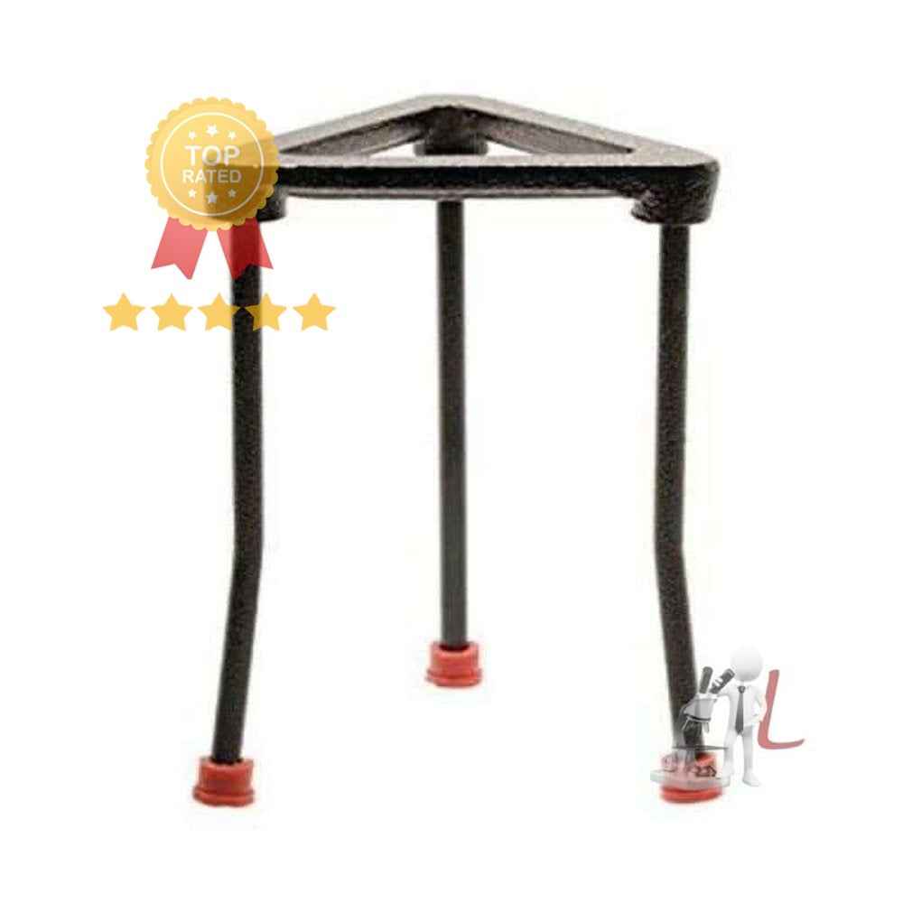 Black Tripod Metal Stand, 10X10X12 Cm - Laboratorydeal