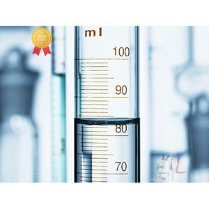 Borosilicate 3.3 Glass Measuring Cylinder 5 ml, 10 ml, 25 ml, 50 ml, 100 ml, 250 ml with Graduation Marks, Set of 6 Measuring Cylinders - Laboratorydeal