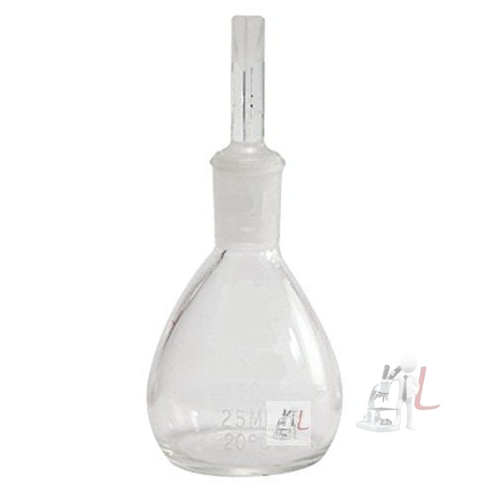 Borosilicate Glass Specific Gravity Bottle 25ml - Laboratorydeal