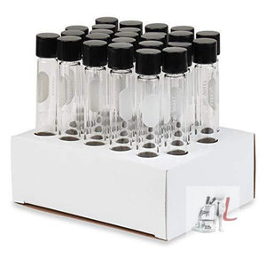 Borosilicate Test Tube with Screw Cap - Culture Tubes - 15mL {Pack of 50} - Laboratorydeal