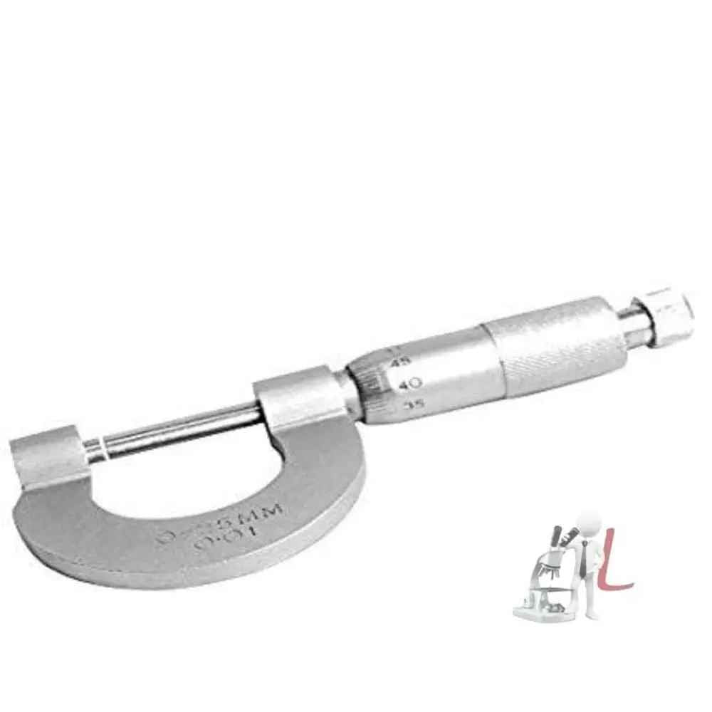 Brass Micrometer Screw Gauge 0-25mm with Box - Laboratorydeal