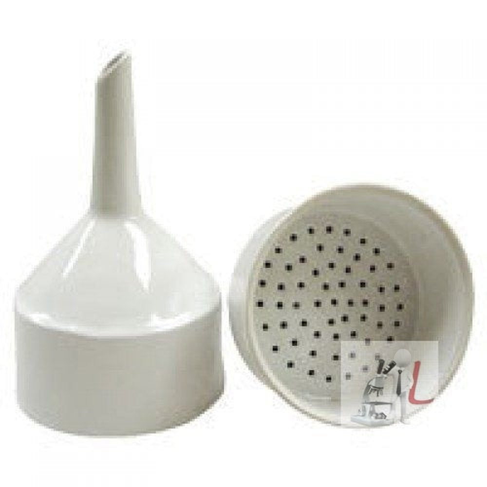 Buchner Funnel 3" (inch) / 75mm Top Dia with Long Stem - Laboratorydeal